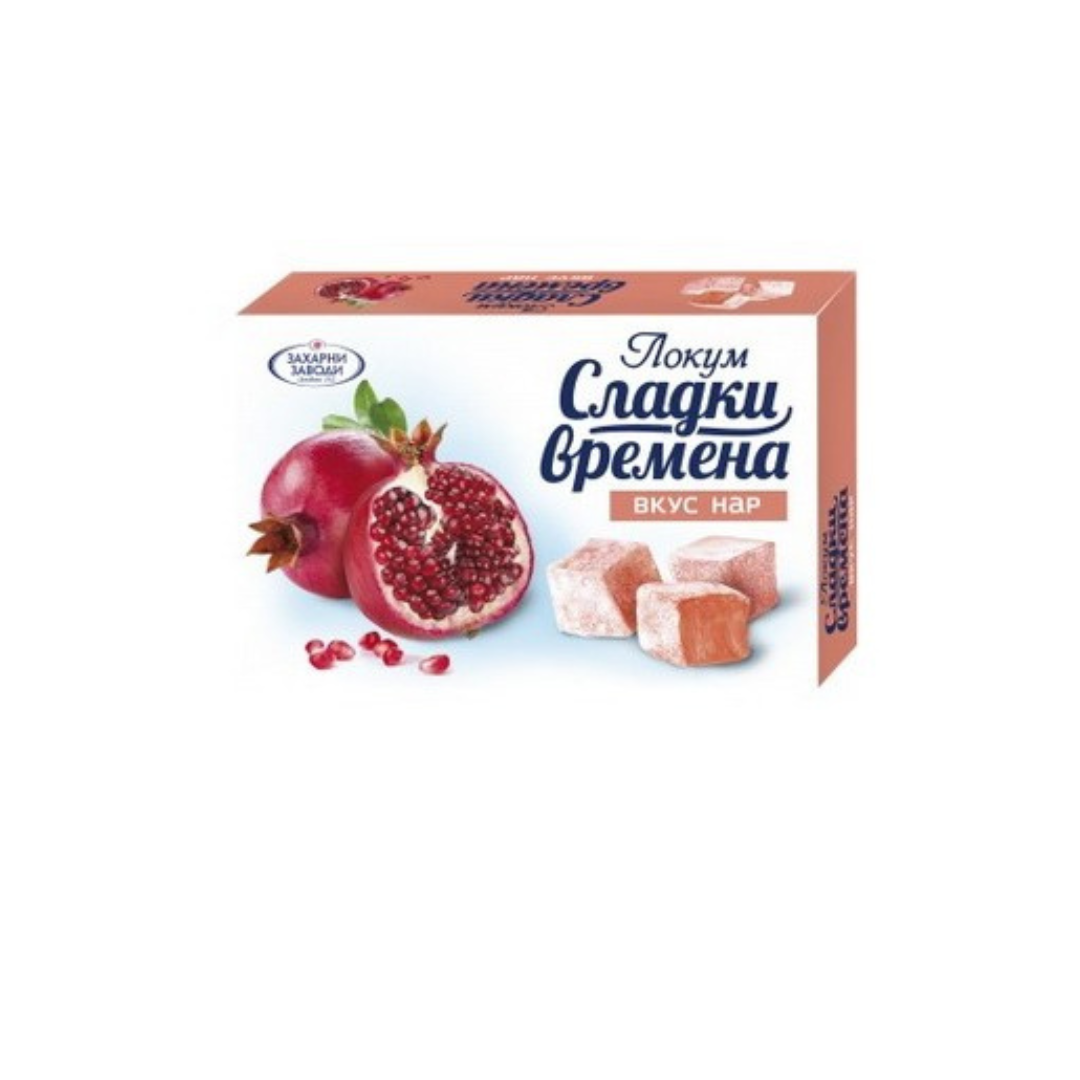 🇧🇬 "Zaharni Zavodi" Рахат-лукум гранат, 140 гр.