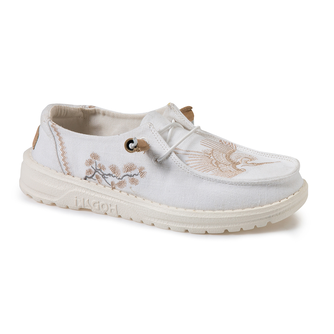 Жіночі топсайдери HODAki Bora Crane Milk