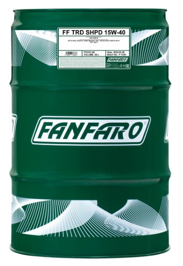 Моторна олива  мінеральна Fanfaro TRD SHPD 60л 15W-40