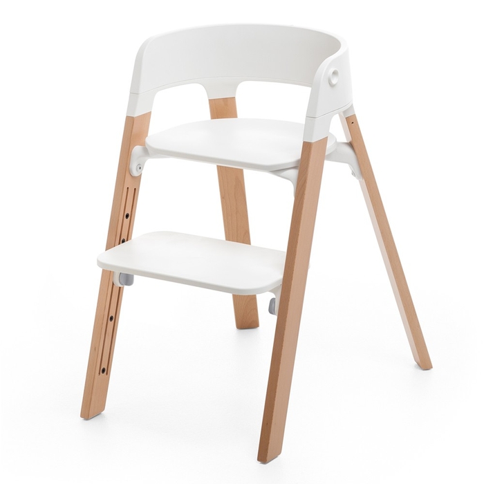 Стільчик Stokke Steps, колір: Натуральний/білий