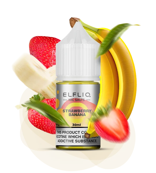 Eӏf Liq 30ml Strawberry Banana ( Полуниця Банан )