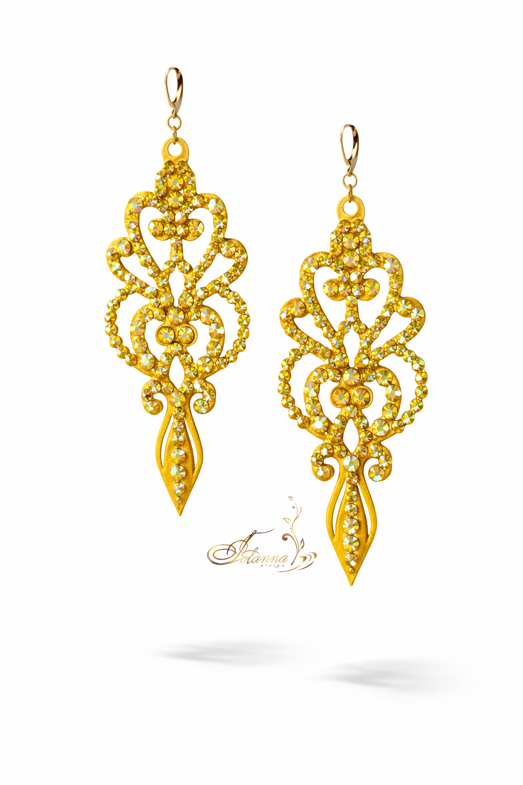 Oriental dance earrings
