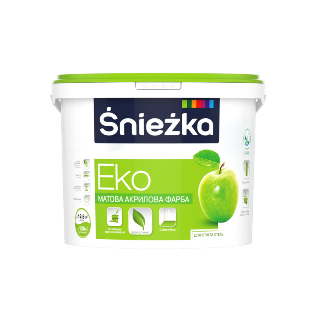 Фарба водоемульсійна Sniezka Eko 7 кг