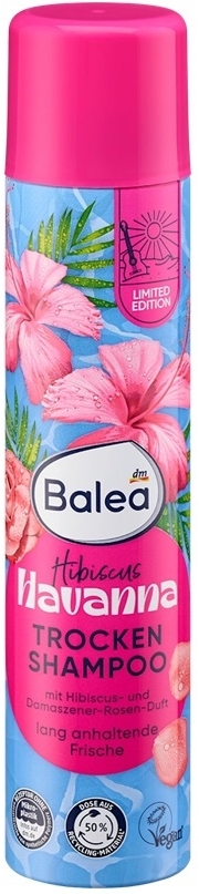 Сухий шампунь Balea Hibiscus Havanna 200 мл