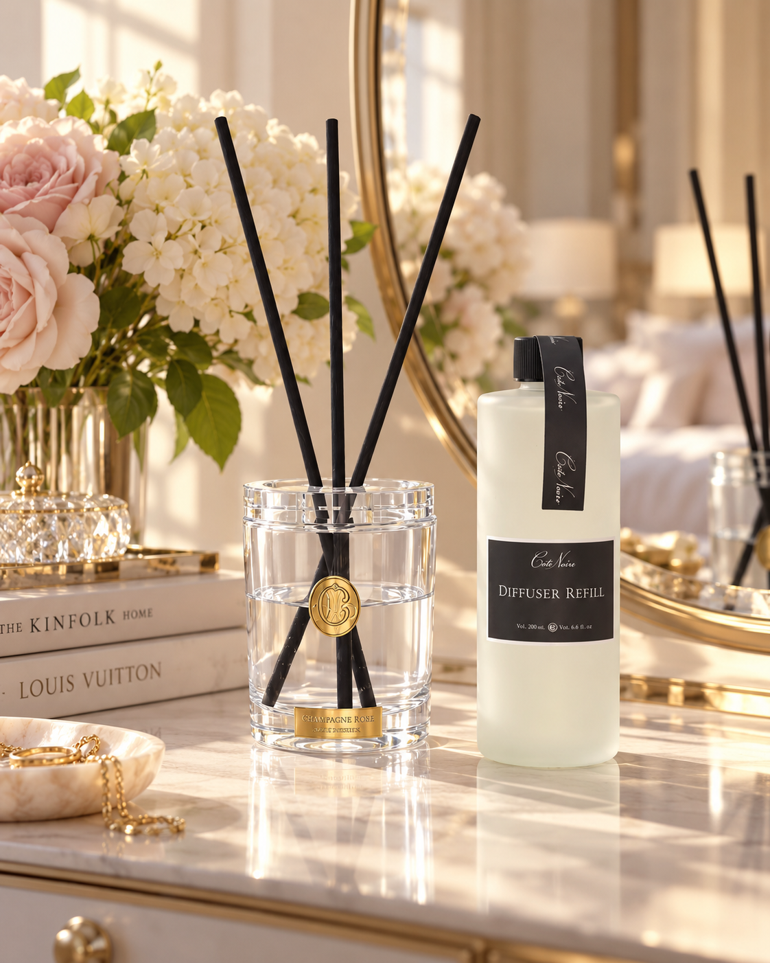 Аромадифузор Cote Noire Blonde Vanilla Crystal Glass Diffuser 200 мл