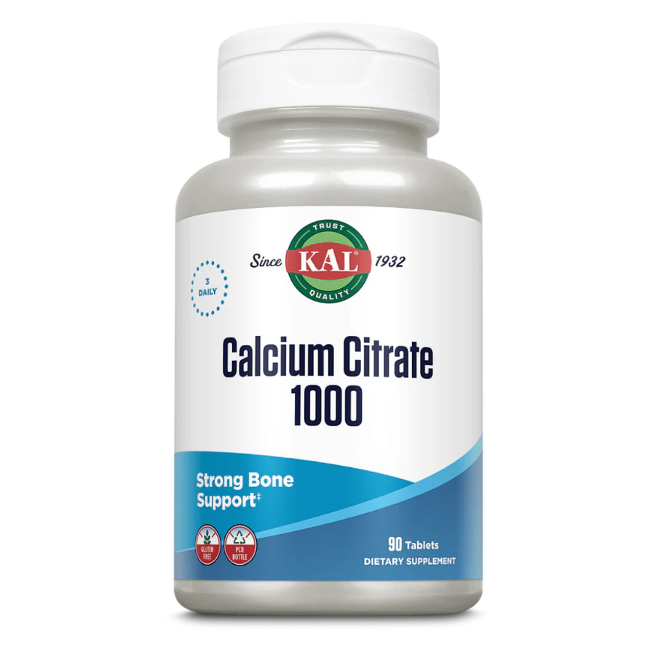 Кальцій цитрат, Calcium Citrate 1000mg - 90 tabs