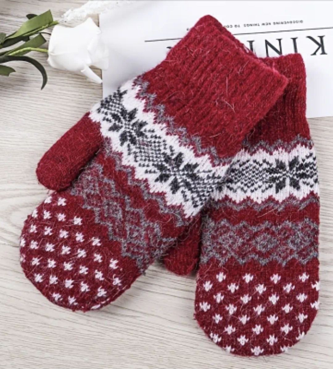 Рукавиці утеплені "Різдво"