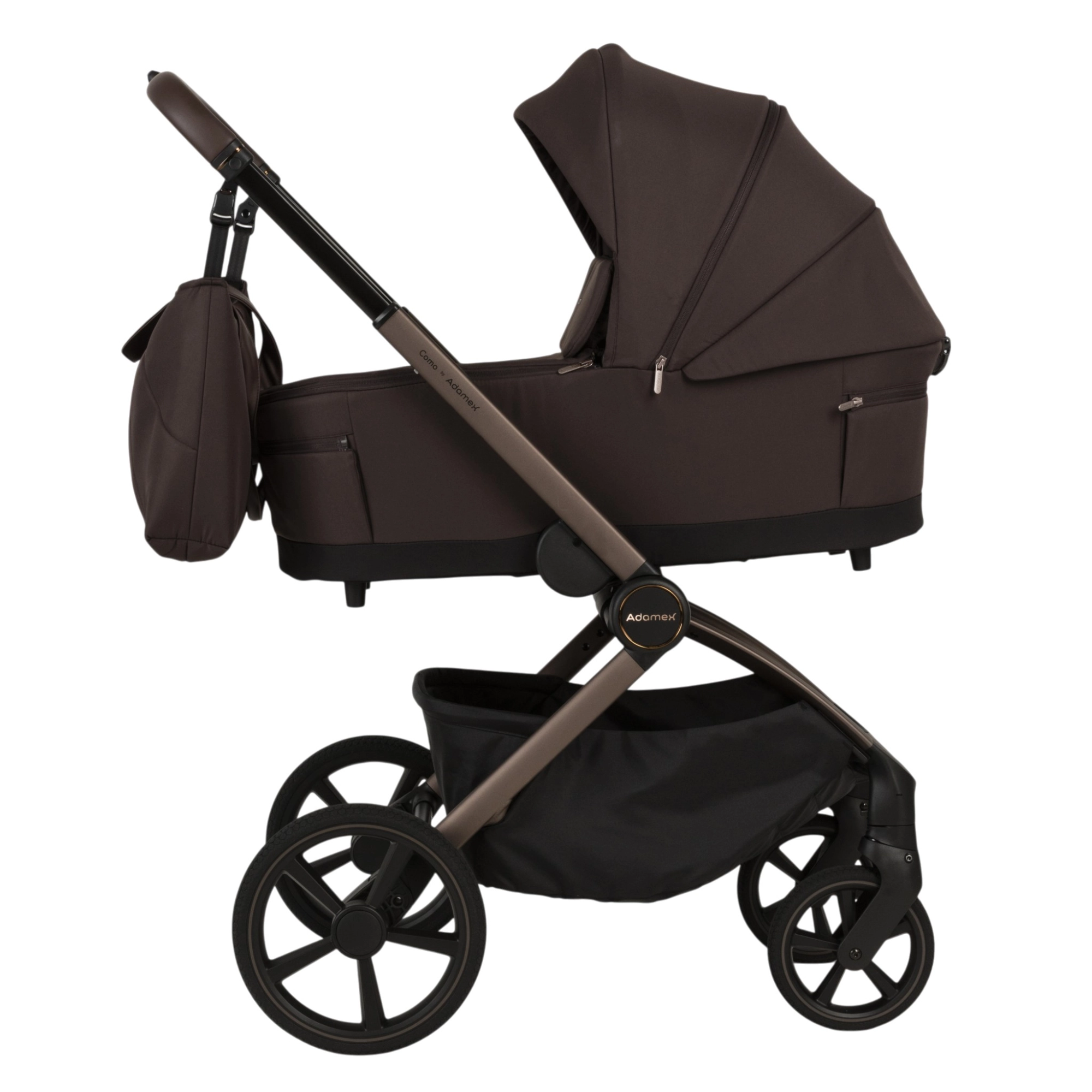 Коляска 2 в 1 Adamex COMO 13 CHOCOLATE BROWN