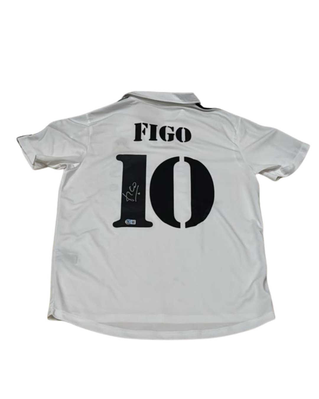 JERSEY FIGO SIGNED CERTIFICADO BECKETT