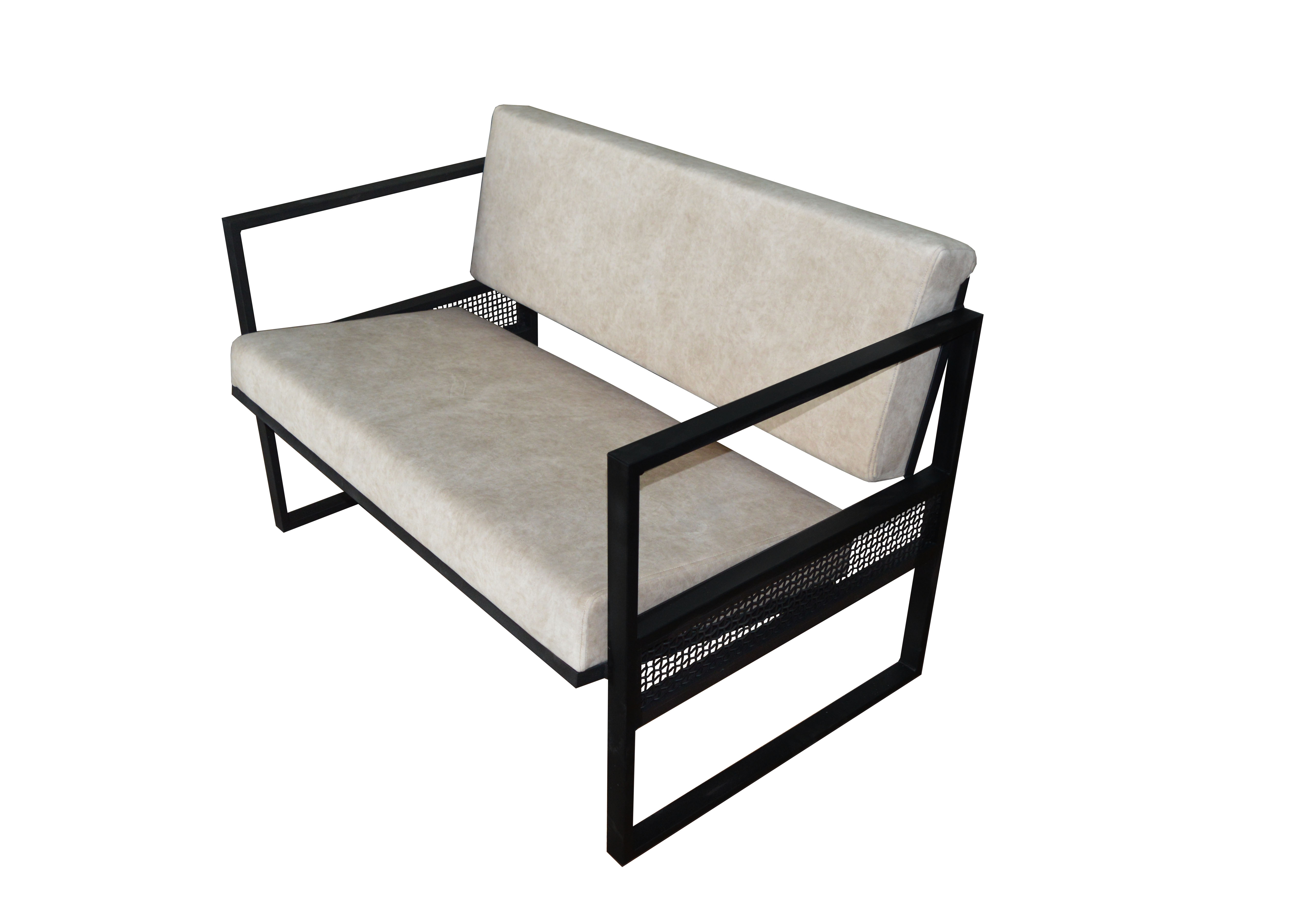 Прямий диван для офісу, металевий в стилі Лофт Loft standart Beige