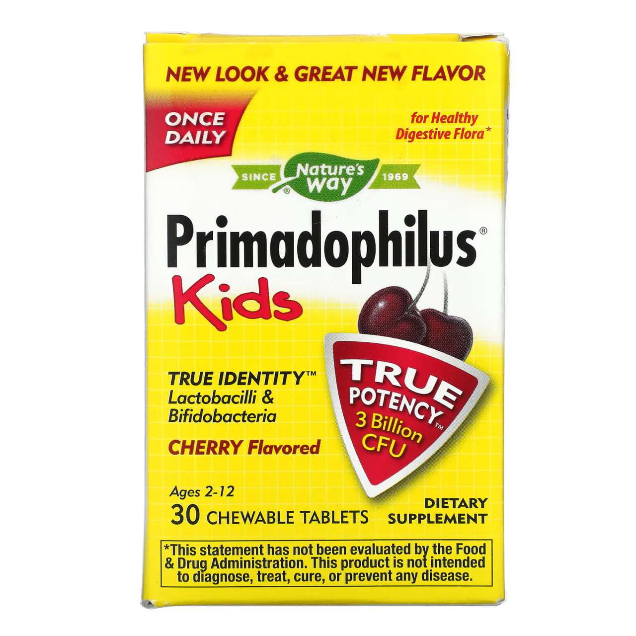 Kids Primadophilus - 30 tabs Cherry