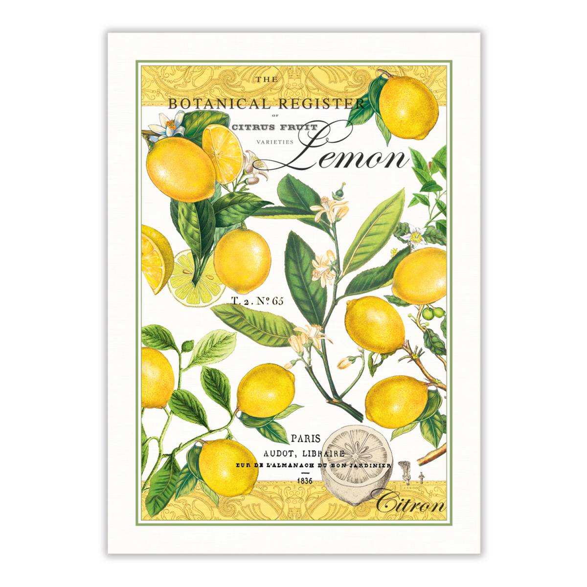 Рушник Michel Design Works Лимонний базилік 50x70 см