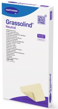 10×20см.Grassolind Neutral (грассолінд)  нейтральна стерильна мазева пов'язка 1шт.