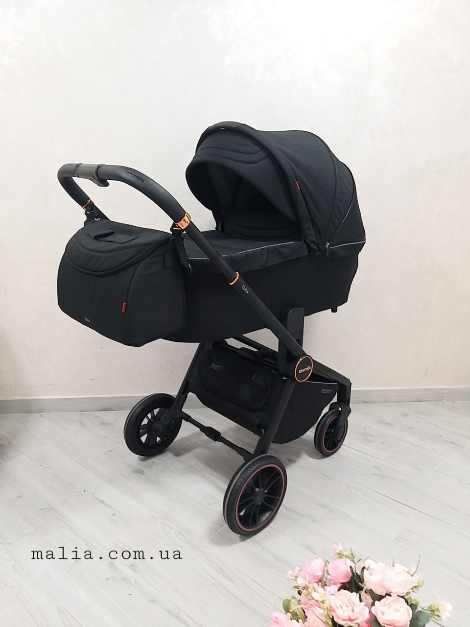 Коляска універсальна 2в1 CARRELLO Epica (2in1) Space Black