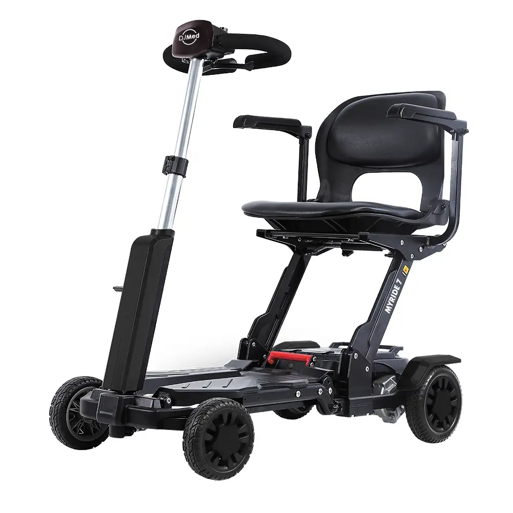 MyRide 7, Auto Foldable Mobility Scooter - Black