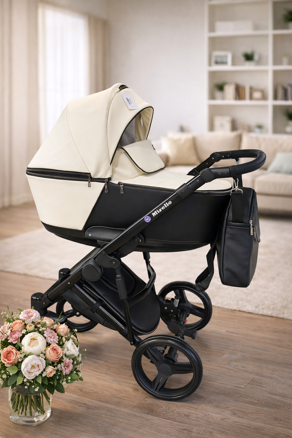 Коляска 2в1 Richmond Mirello+ 200 (Milk)