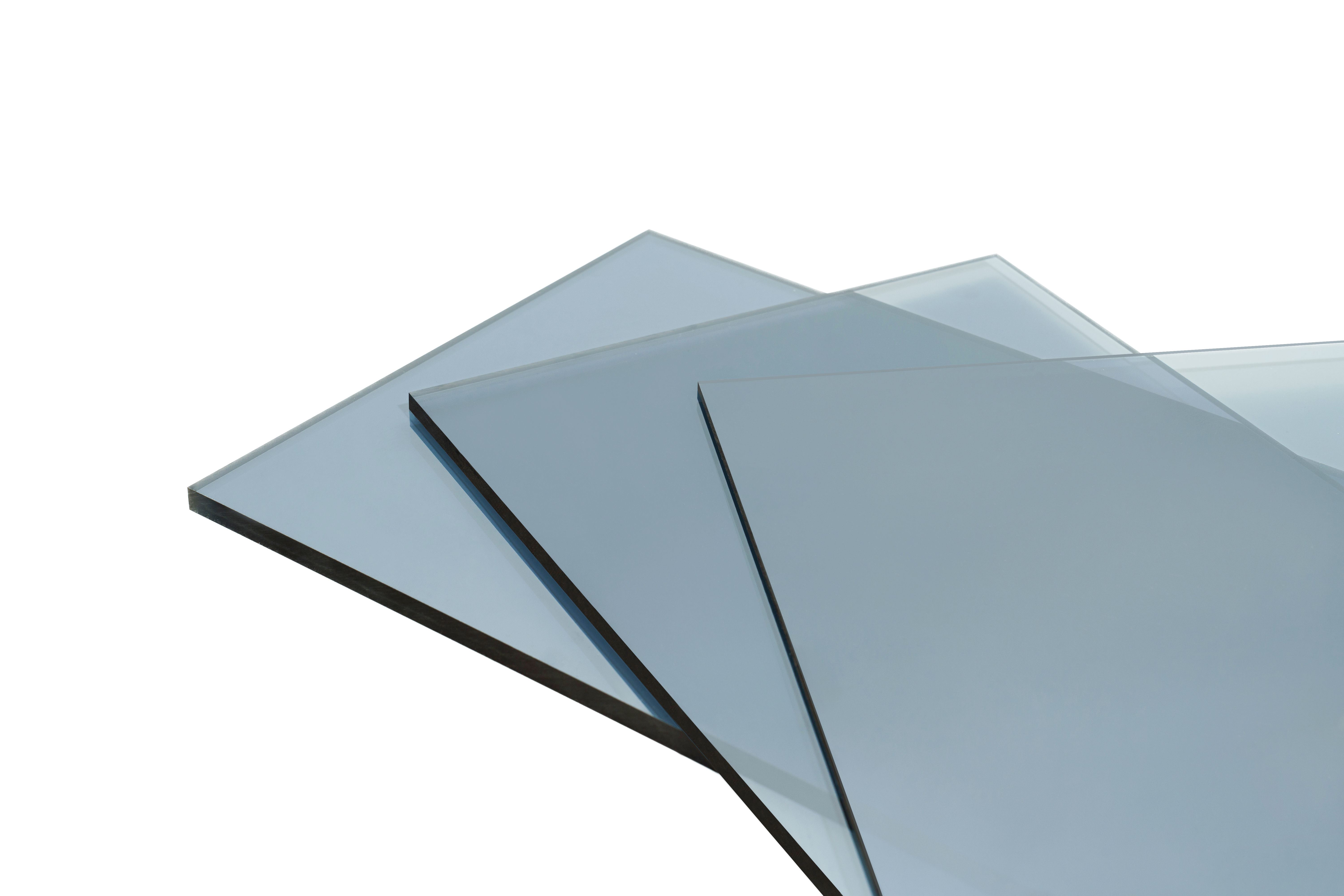 Polymethylmethacrylate PMMA/Acrylglas (klar/Farbe) Stärke: 0,6-12mm Größen: 1250/2050 x 2050/3050 mm