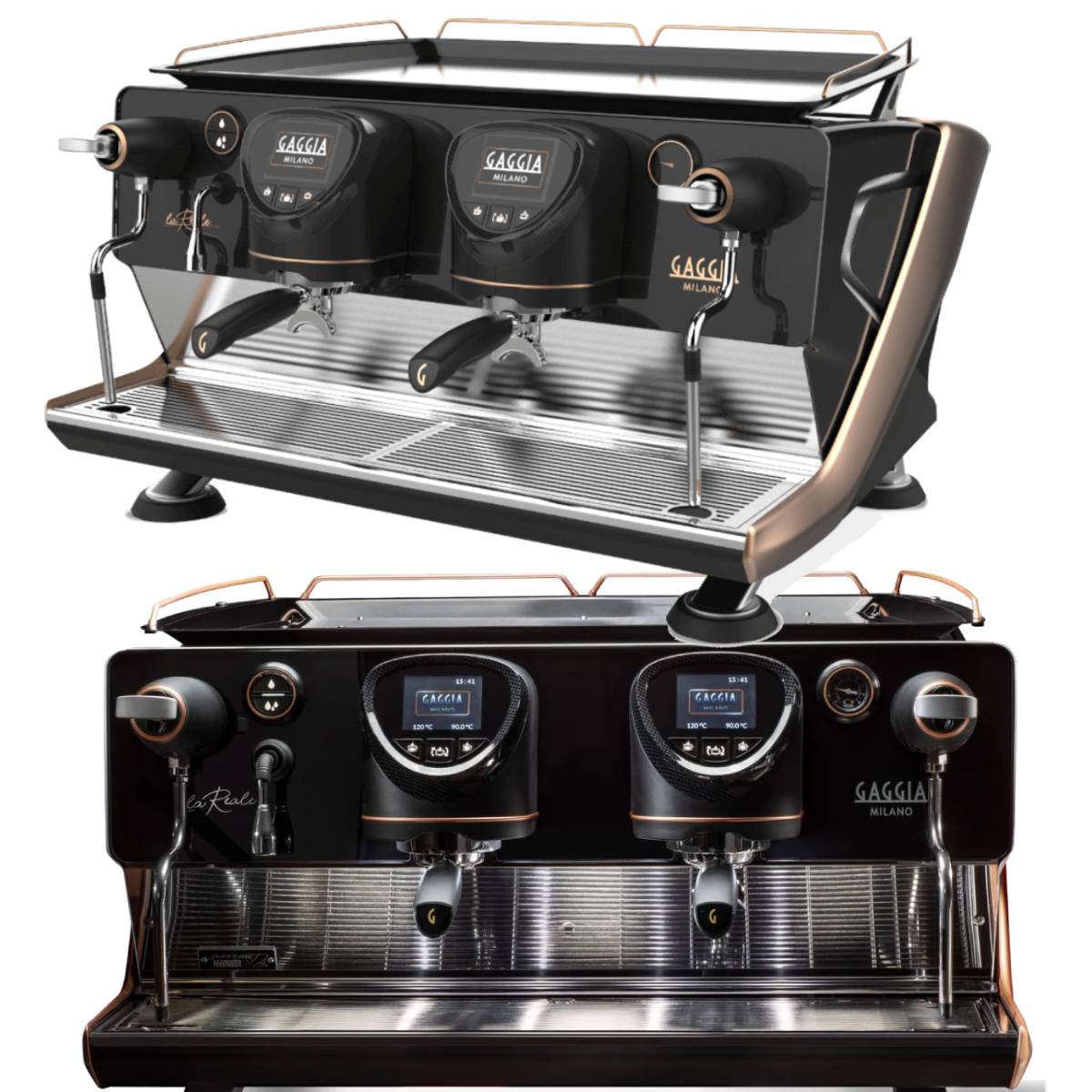 Эспрессо-кофемашина  Gaggia La Reale сучасна професійна кавомашина для приготування напоїв з зернової кави.