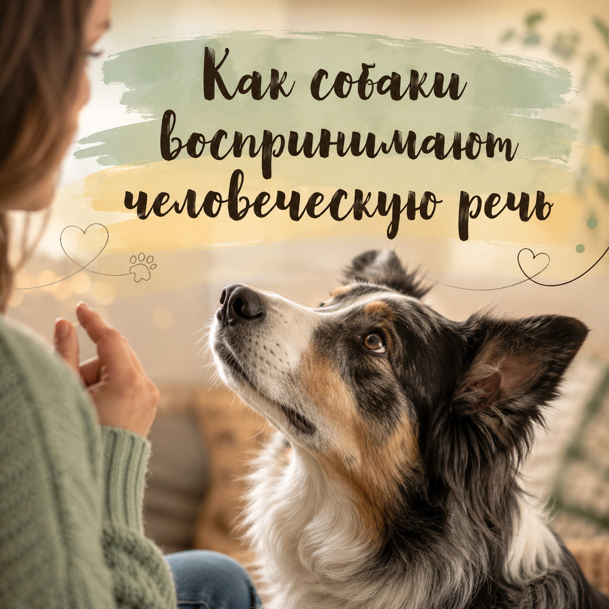 Как собаки воспринимают человеческую речь