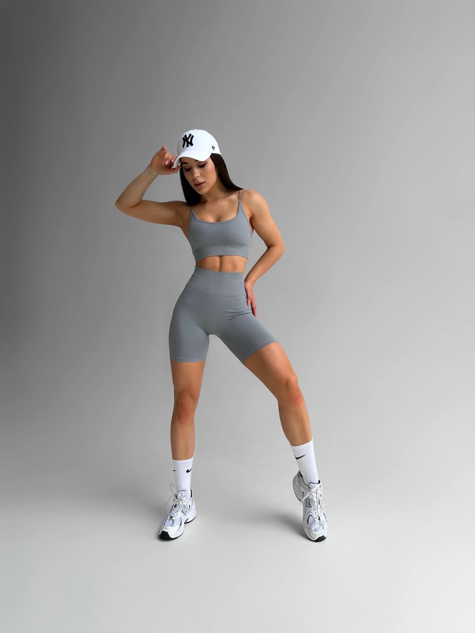 Комплектик з ефектом Push up топ+велосипедки