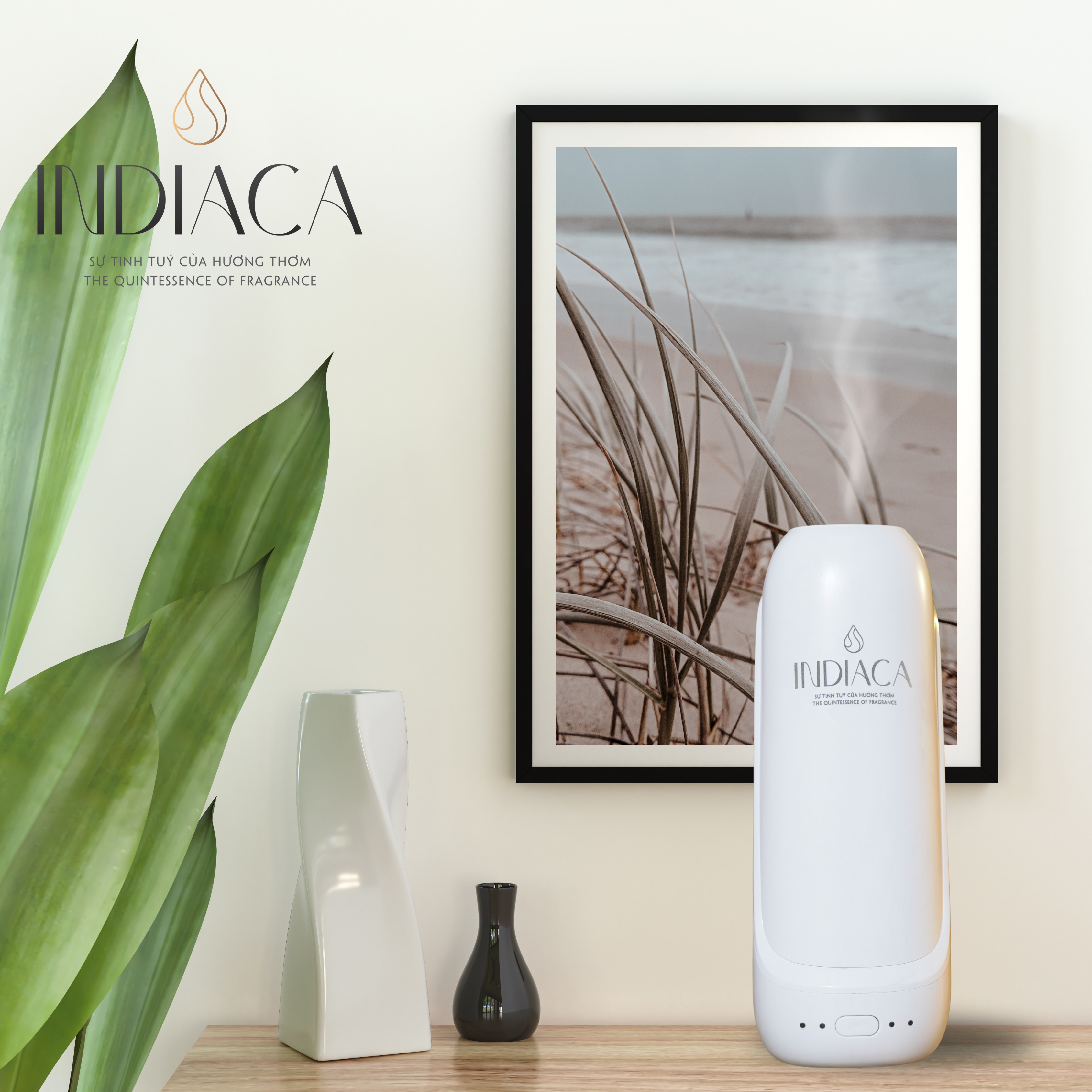Máy Xông Tinh Dầu Trực Tiếp INDIACA X5🌿Điều Khiển Bằng Điện Thoại - Diện Tích Toả Hương 20 m² - 25 m²