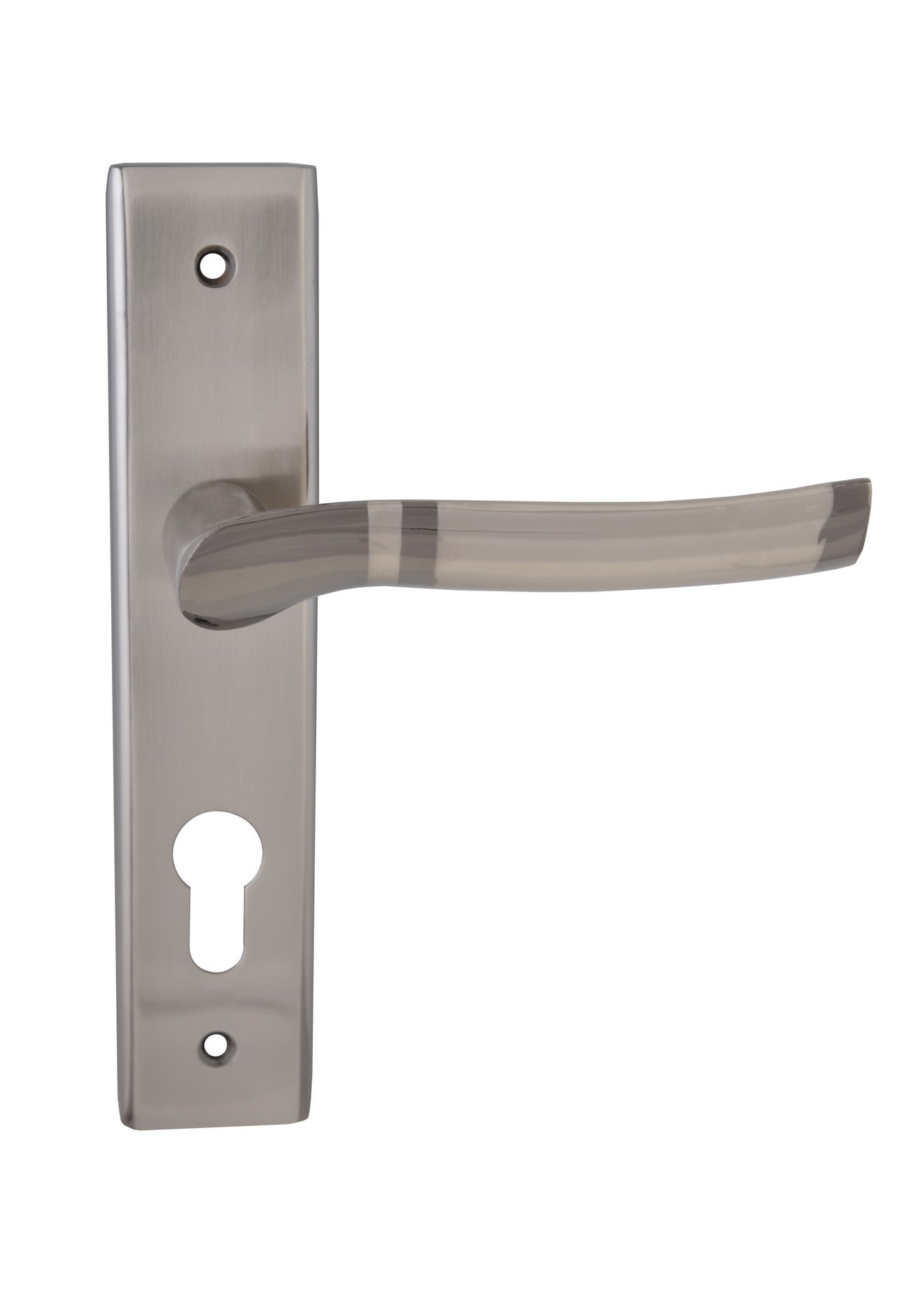 Дверна ручка на планці під ключ (62мм) SIBA Verona, нікель