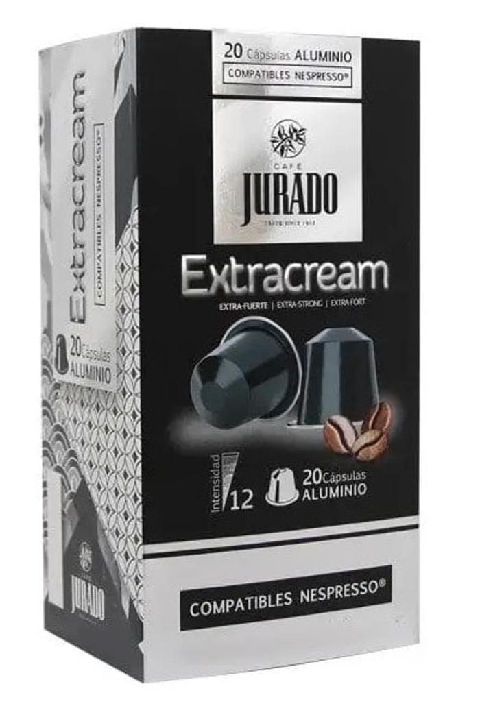 КАВА В КАПСУЛАХ Nespresso Extracream ALUMINIO №12 (20 капсул)