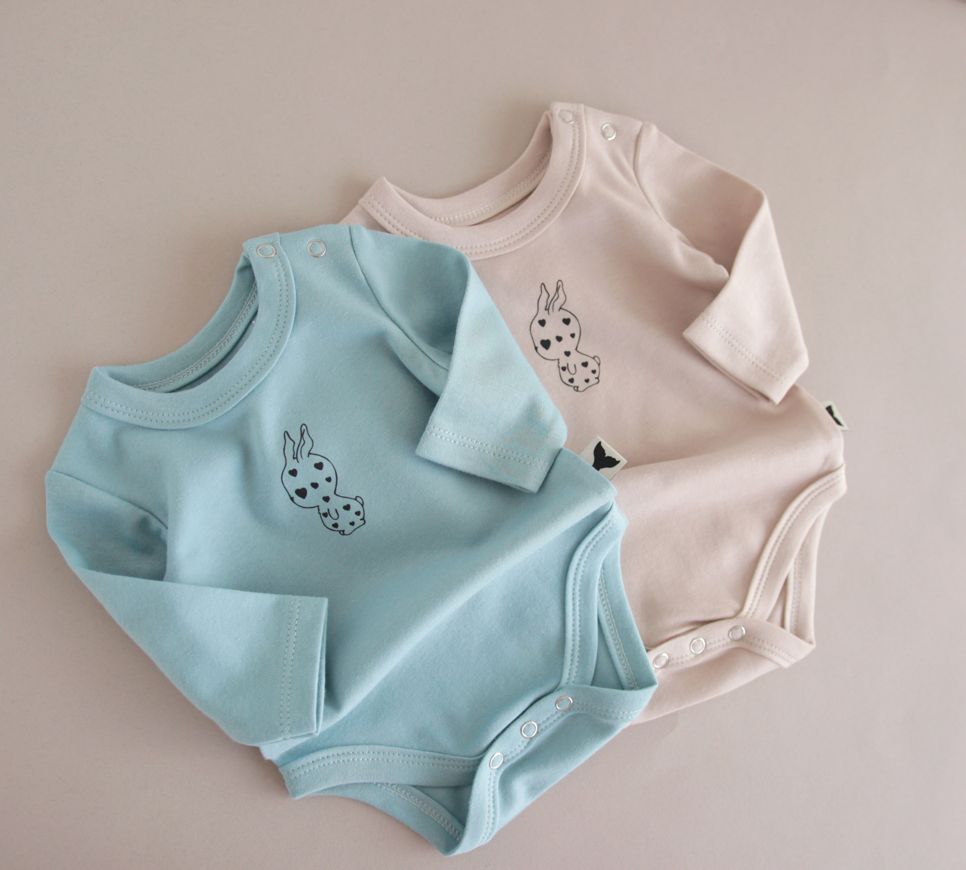 Боді для хлопчика з зайченям 2 шт