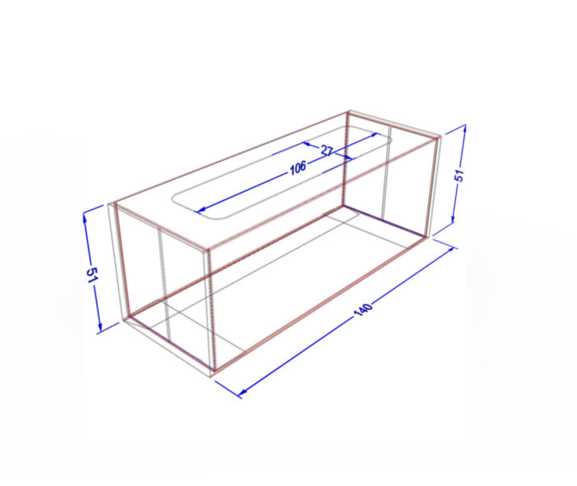 Упаковка для суші, макарунс 140×51×51 мм (6 шт Міні) Крафт, 50 шт