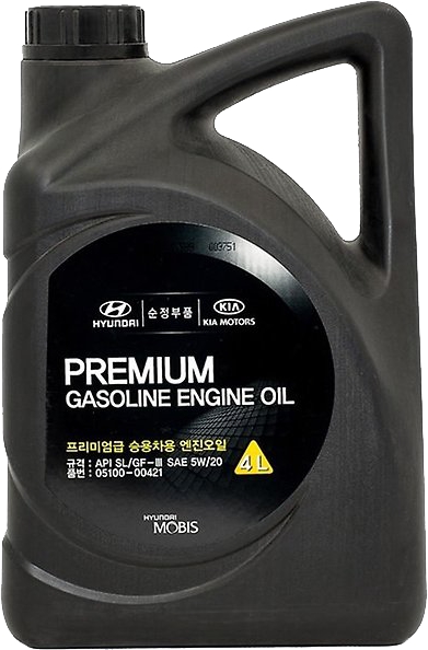 Моторна олива 5W20 Mobis Hyundai/KIA Premium Extra, 4л.