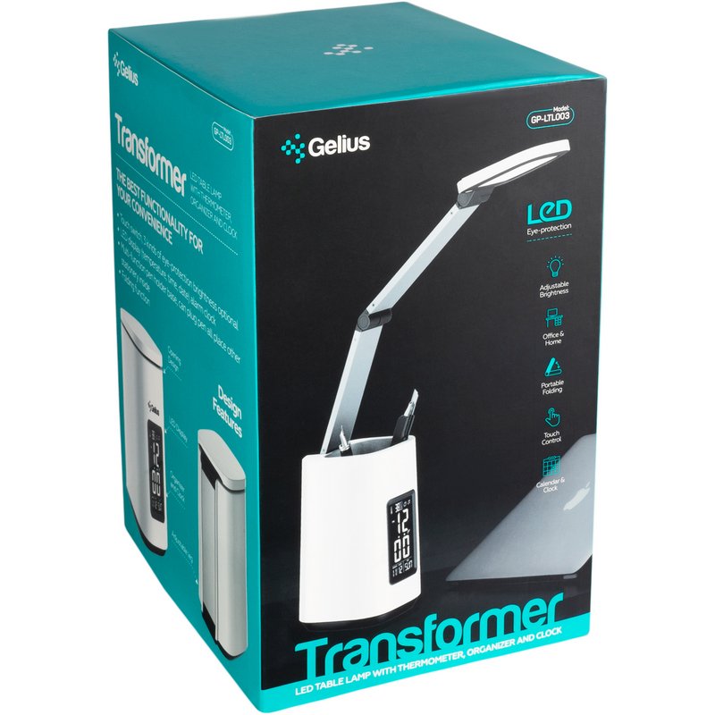 Настільна лампа-органайзер Gelius Transformer LED Desk Lamp GP-LTL003