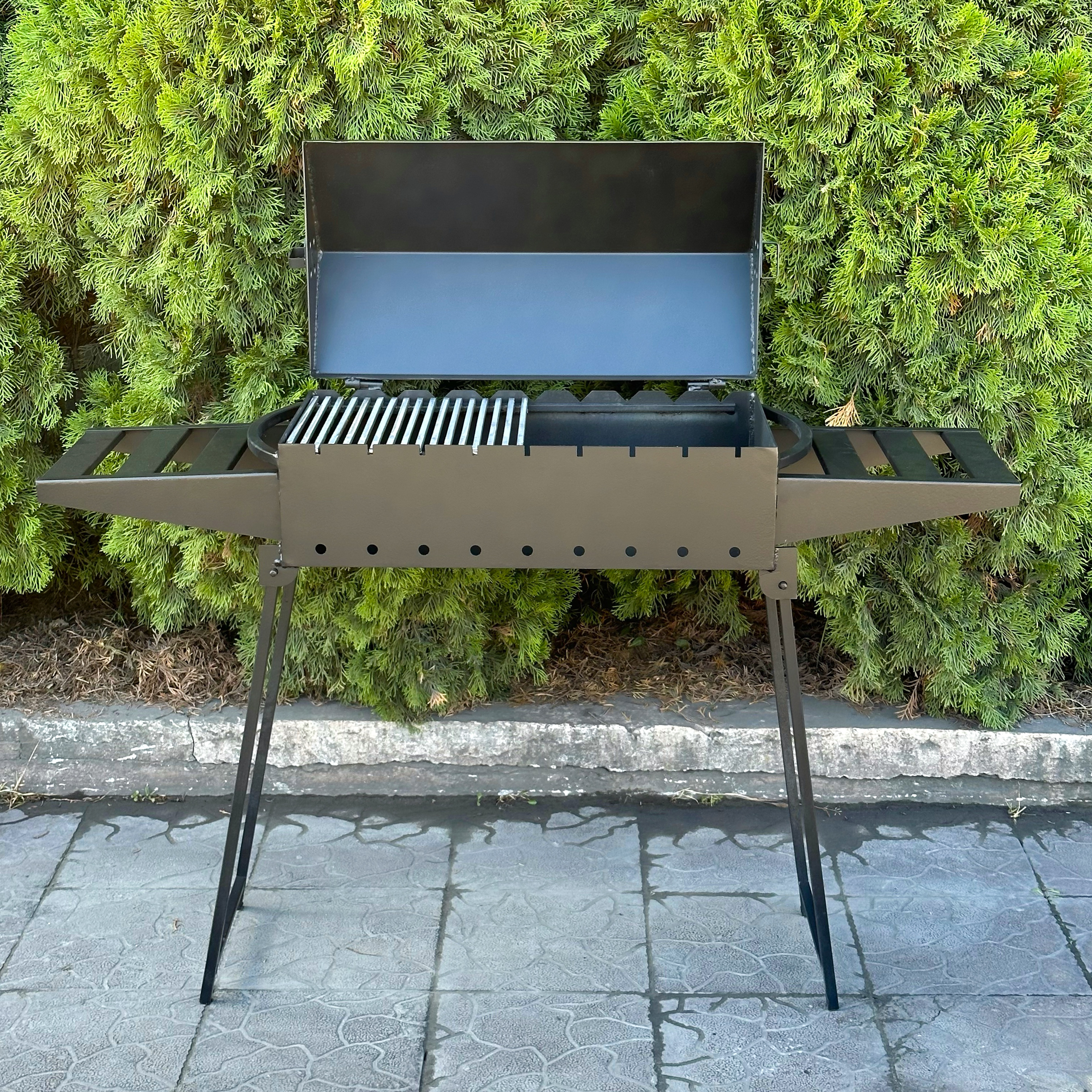 Розкладний Мангал-Барбекю на 9 шампурів 3мм