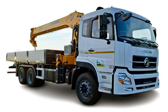 Бортовий автомобіль DONGFENG DFL1250AW2 + КМУ 15 т