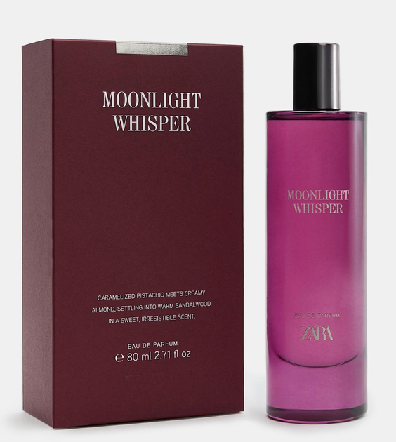 Парфумована вода жіноча Moonlight Whisper ZARA 80 мл