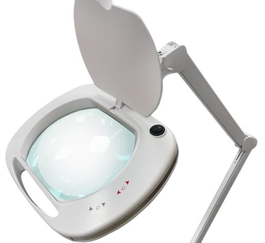 ЛАМПА-ЛУПА 6030-8 60 SMD LED «холодне» і «тепле» світло 1-12W 3D