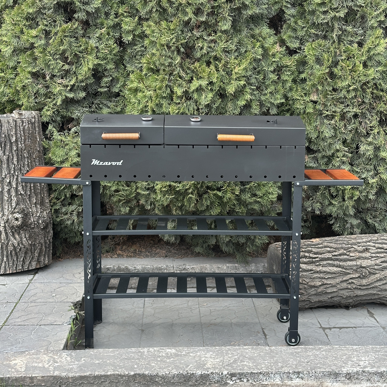 Мангал-барбекю Геліос на 15 шампурів 4мм