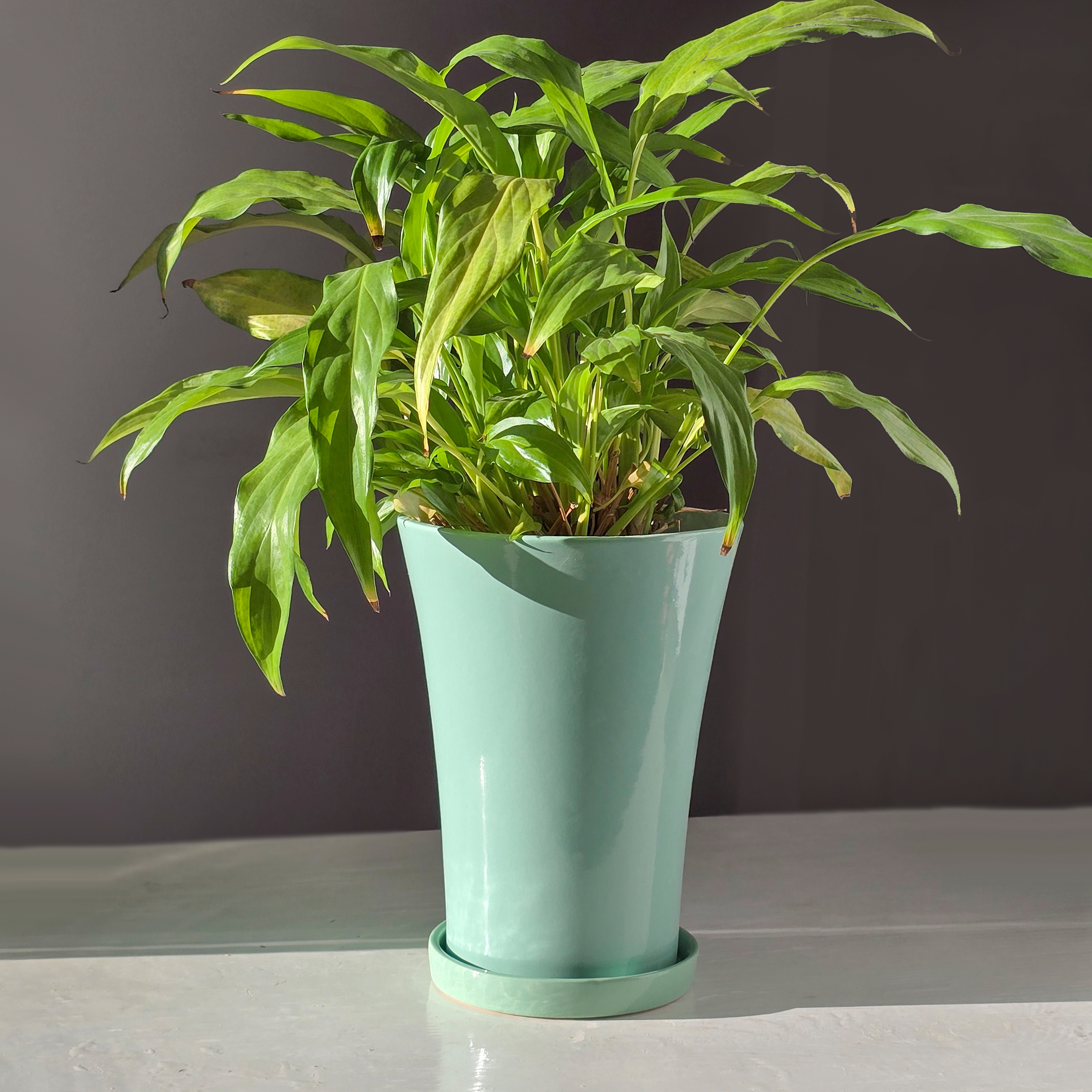 Горщик керамічний Дзвіночок 1,2 л М'ятний p131