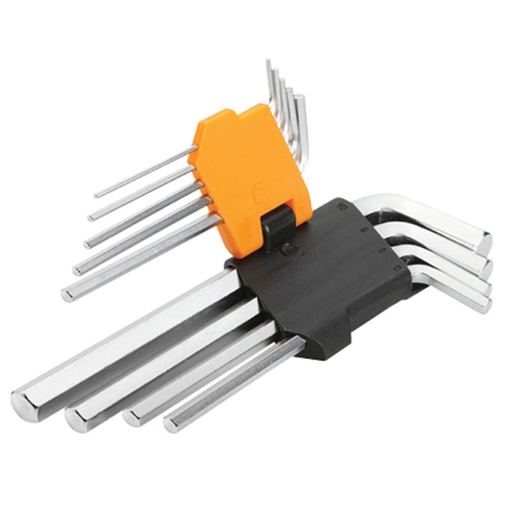 Комплект подовжених шестигранних ключів 9 шт 1.5-10мм