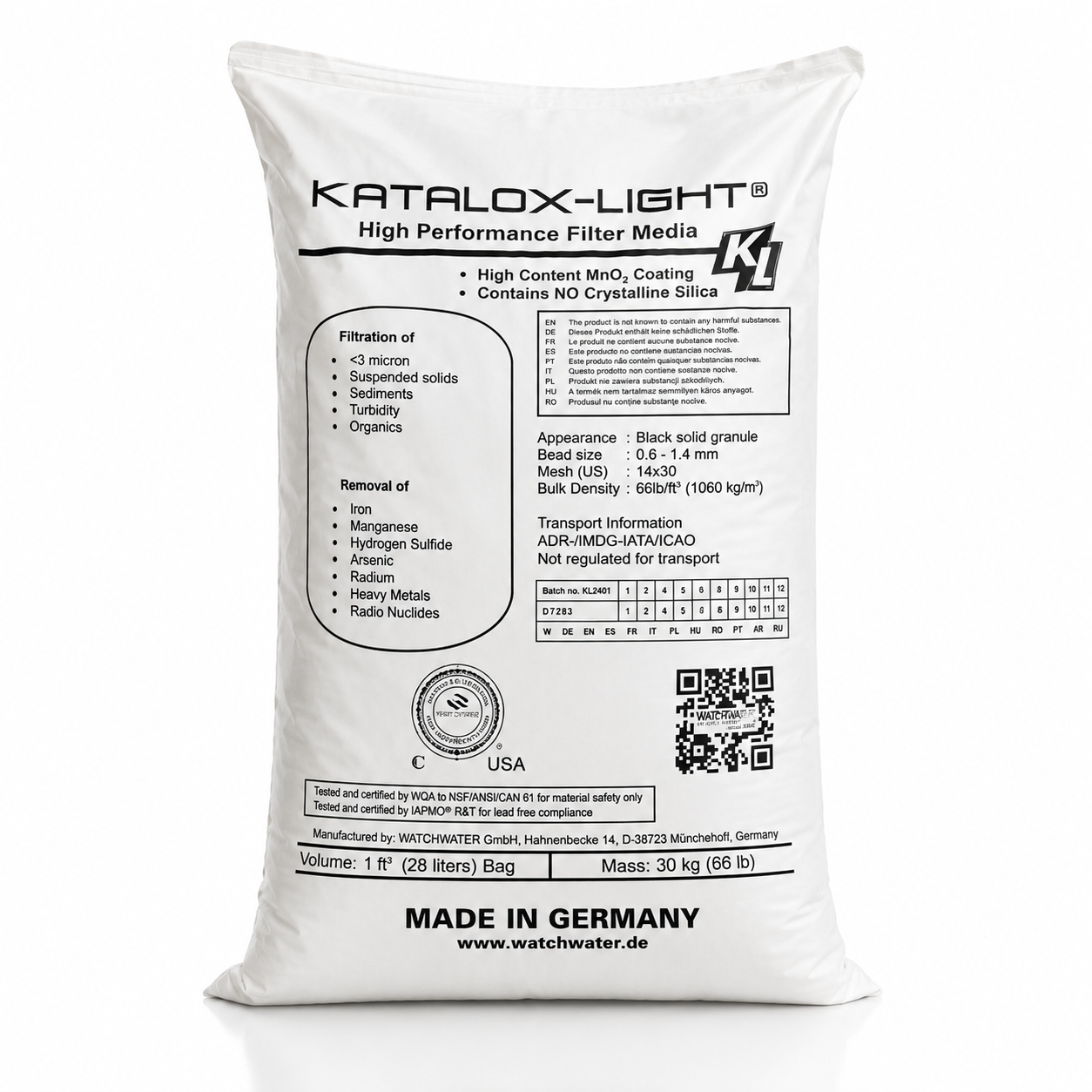 Фільтруючий матеріал Katalox Light (28 кг)