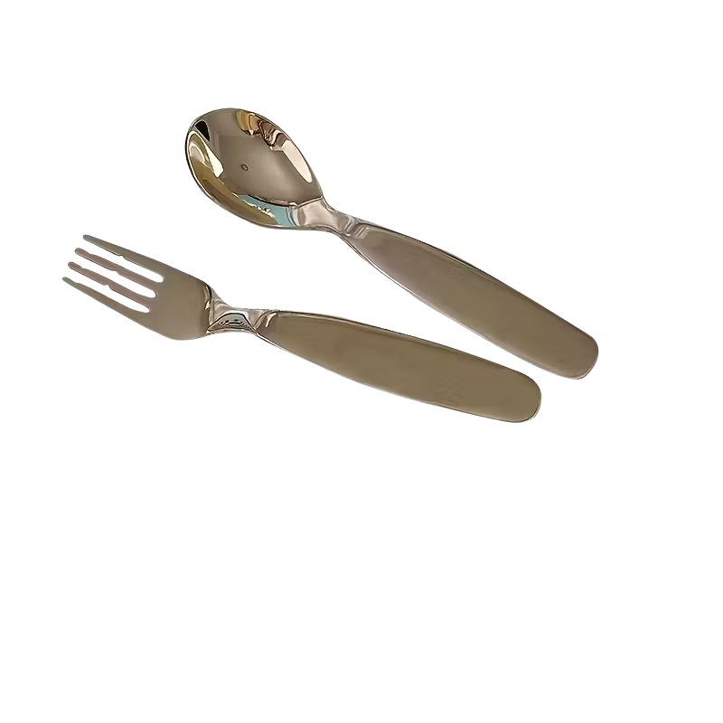 🍴 Набір столових приборів — ложка + виделка з нержавіючої сталі