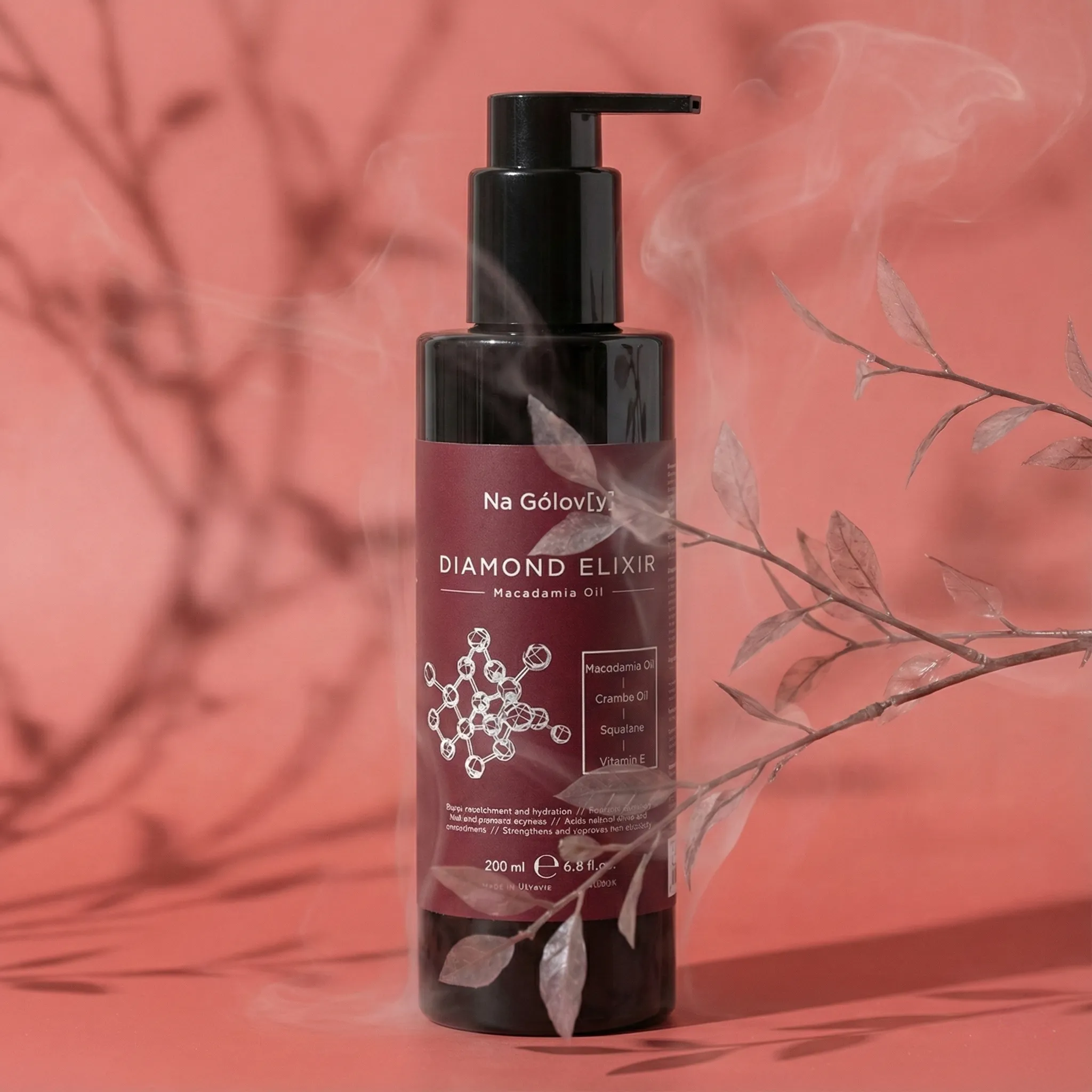 DIAMOND ELIXIR флюїд для волосся з олією макадамії