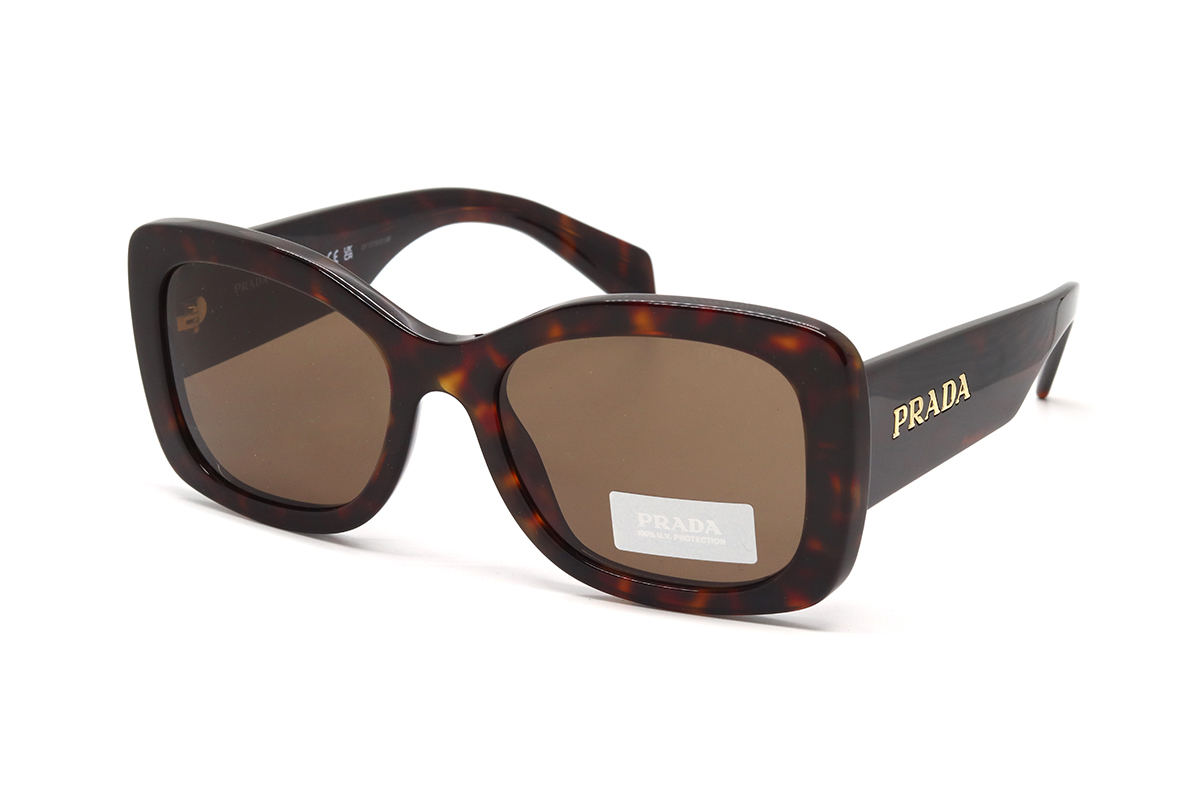 PRADA PR A08S 16N5Y1 56 DARK BROWN