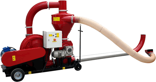 Транспортер пневматичний універсальний POM Augostow Т-450 (з двигуном на 22 Квт)