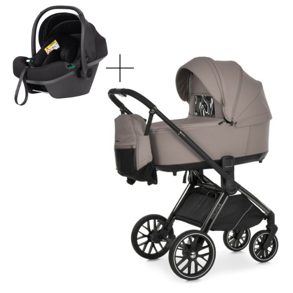 Коляска універсальна 3в1 El Camino PRESTIGE ME 1124-3 Taupe Beige