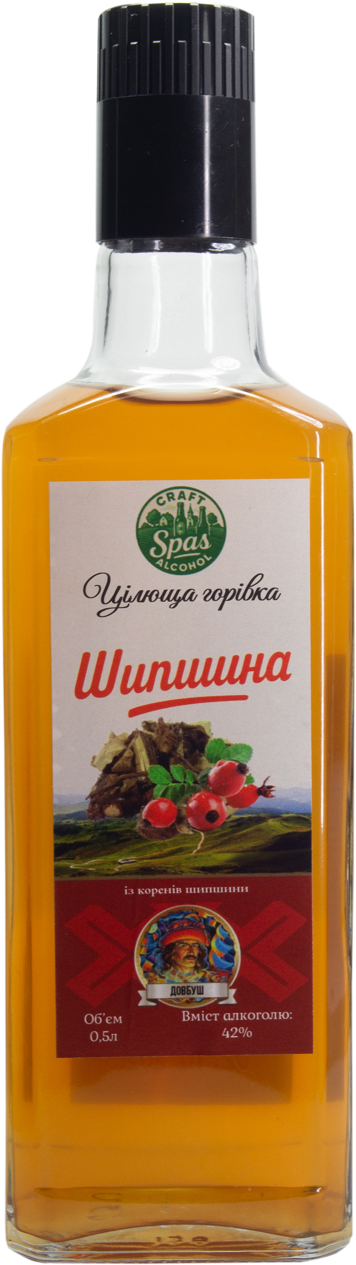 Гірка настоянка "Шипшина" 0.5л 42%