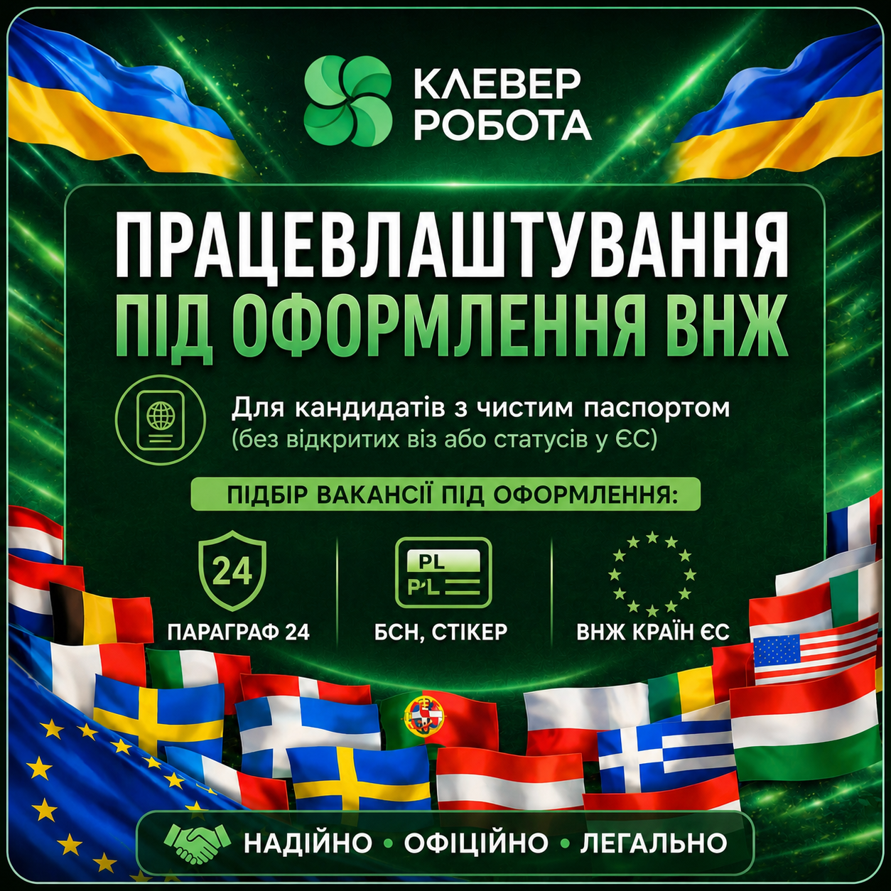 Пакет «ВНЖ під ключ»