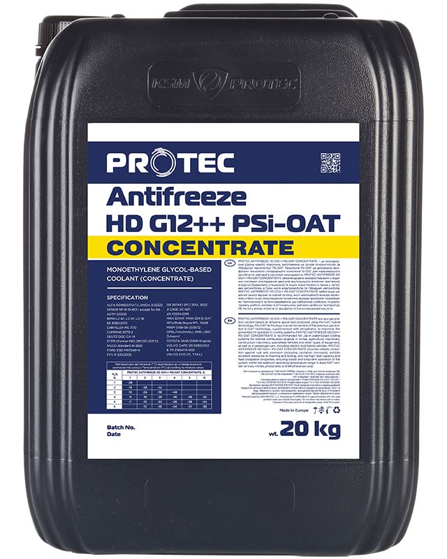 PROTEC Antifreeze HD G12++ PSi-OAT (Concentrate)