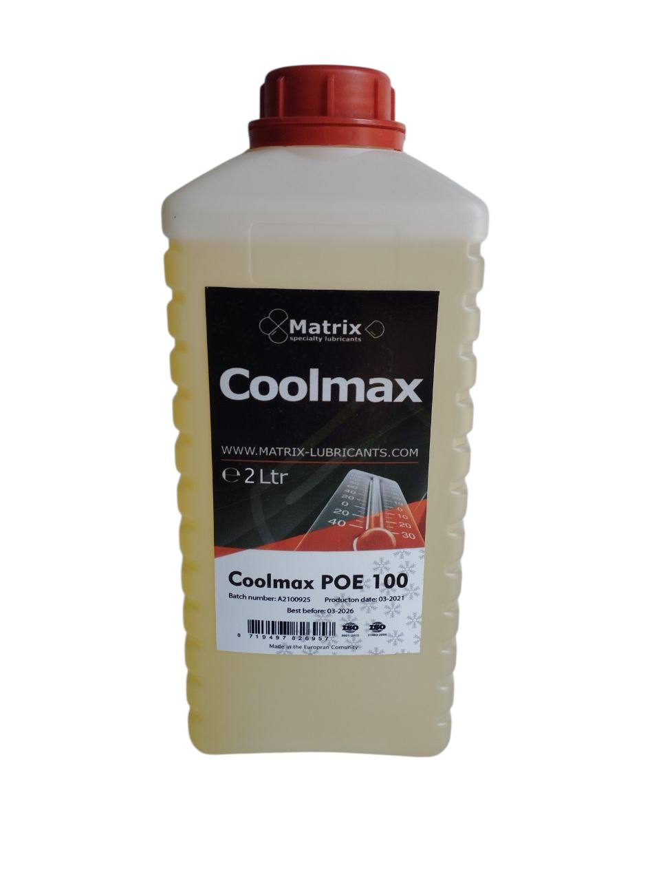 POE 100 2л Синтетичне масло холодильне Matrix Coolmax