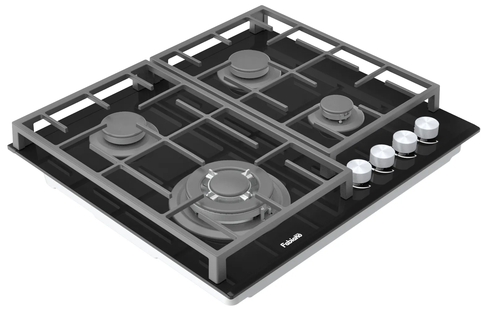 Варильна поверхня газова FHG 8244 VGHT Black Glass
