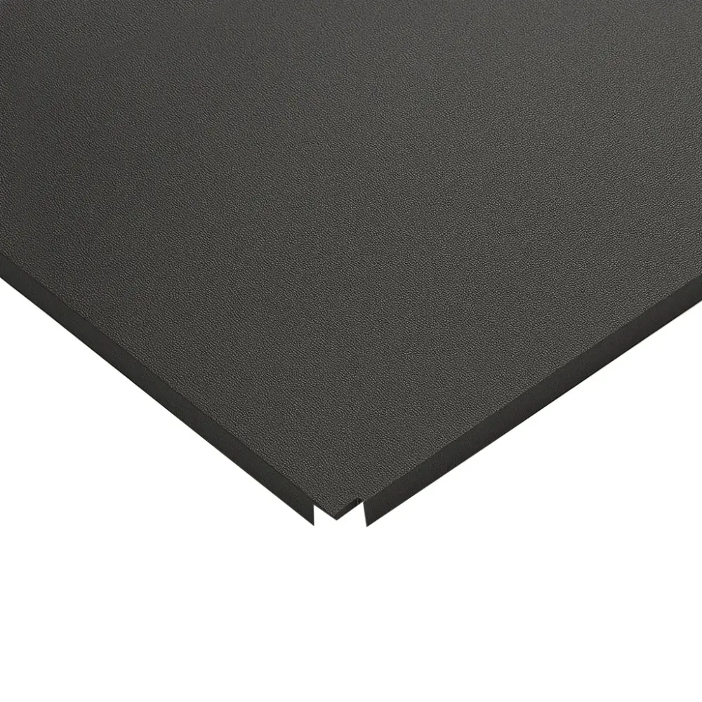 Стеля підвісна касетна Alubest чорна (шагрень) board 600х600мм